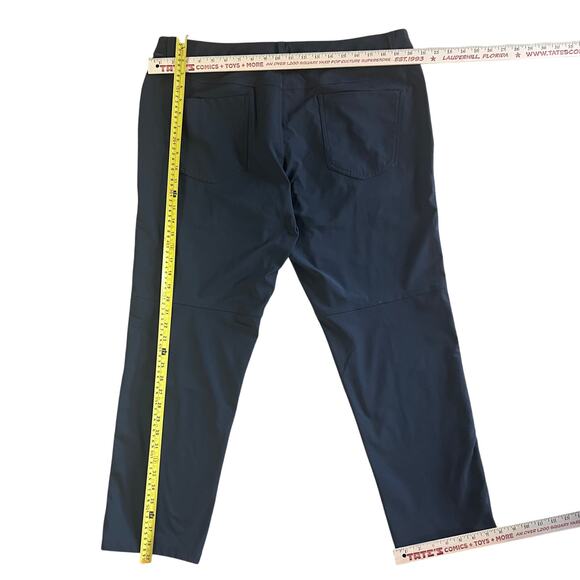 Lululemon ABC Slim Fit Pants Men’s Size 38 Dark Gray Elastomultiester Blend - Picture 4 of 9